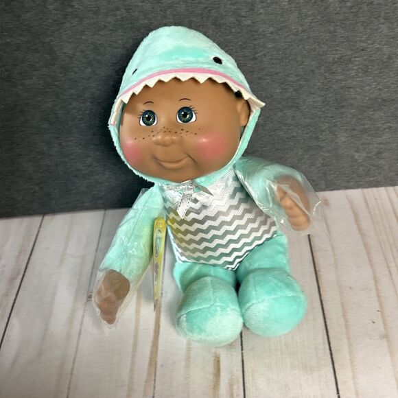 Cabbage Patch Kids 9" Cuties Exotic Friends - Shark Hippo Flamingo Baby Doll - Picture 2 of 11